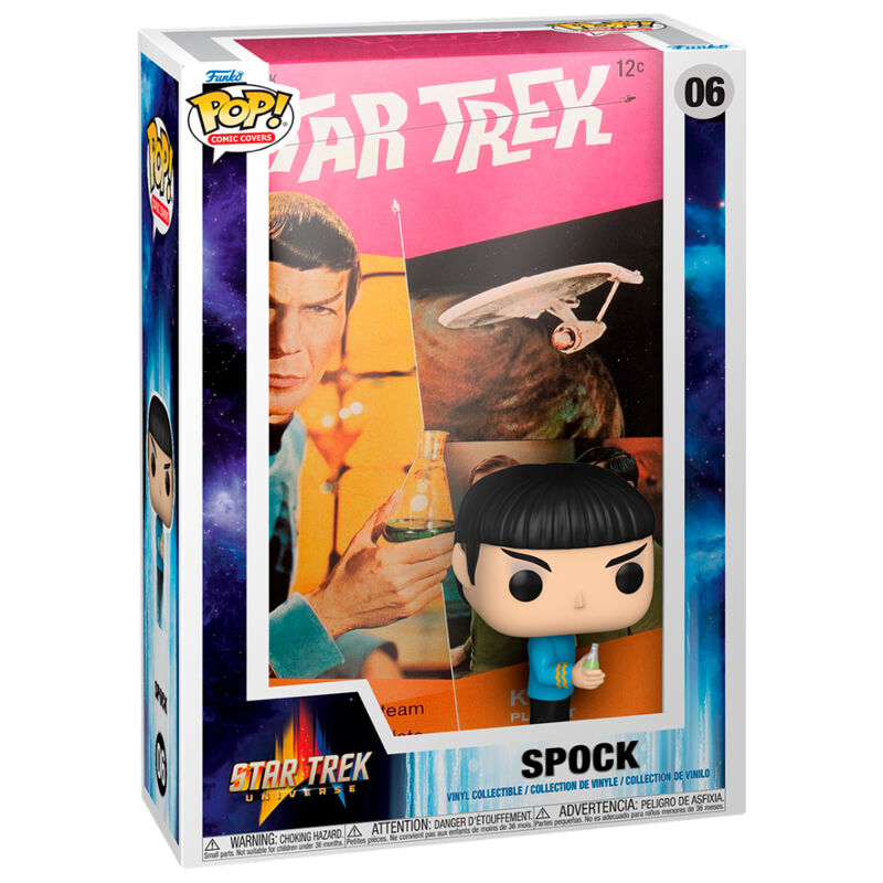 Figura Funko POP! Comic Cover de Spock de Star Trek en caja temática - 2