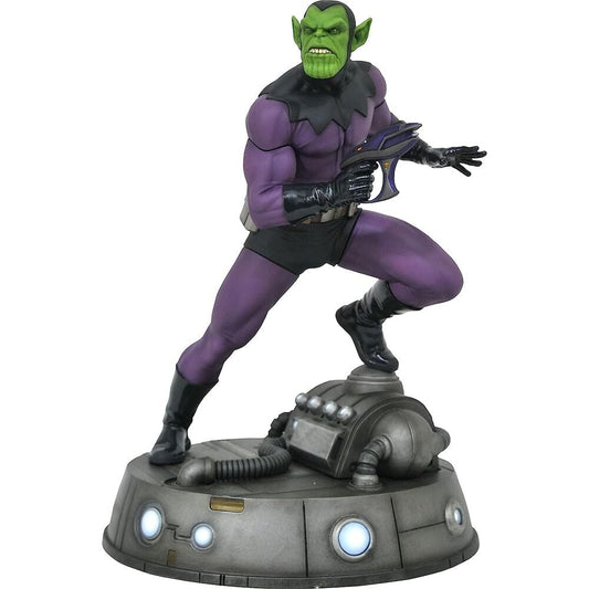Estatua Skrull Marvel Gallery de Diamond Select sobre base tecnológica