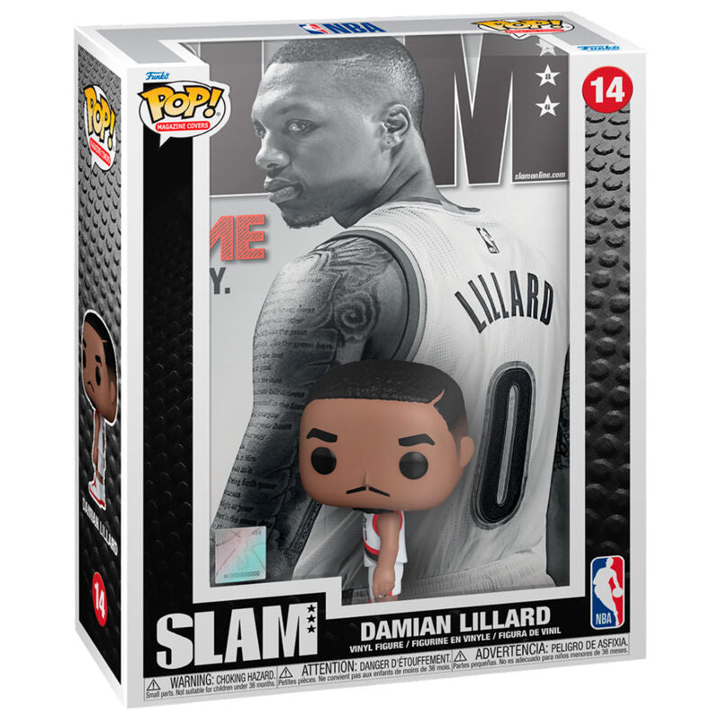 Figura FUNKO POP! Cover Slam de Damian Lillard con uniforme NBA - 2