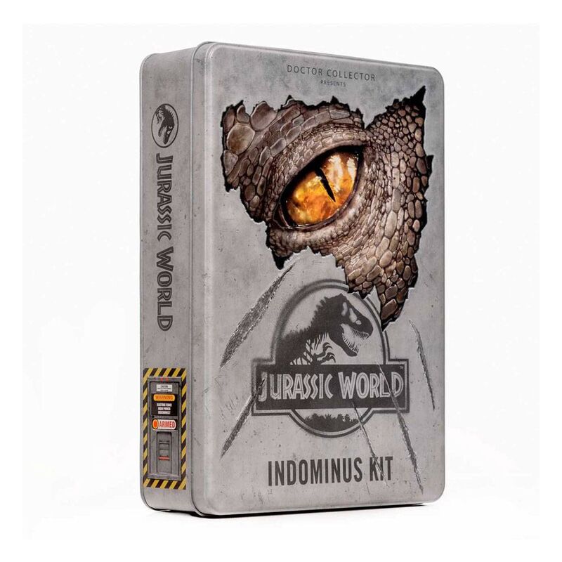 Kit Indominus Rex Jurassic World de Doctor Collector con caja y recuerdos coleccionables - 4