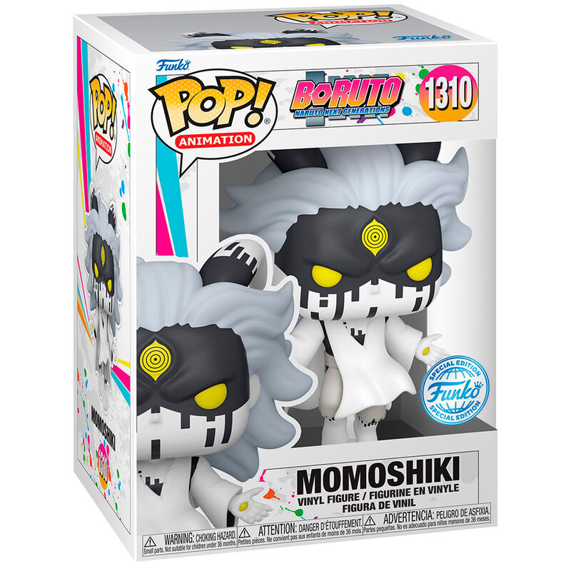Figura Funko POP! Momoshiki de Boruto en caja