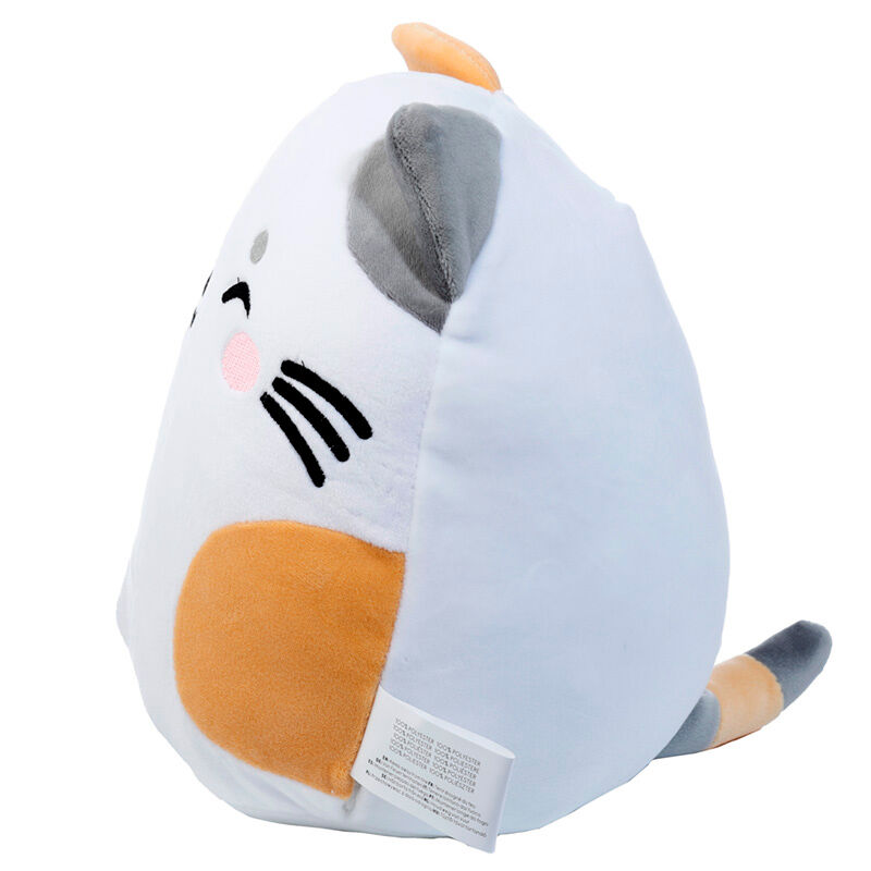 Cojín peluche Gata Lola blanca con detalles naranja y gris - 2