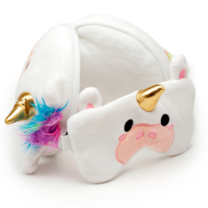 Almohada de viaje y antifaz de unicornio PUCKATOR - 3