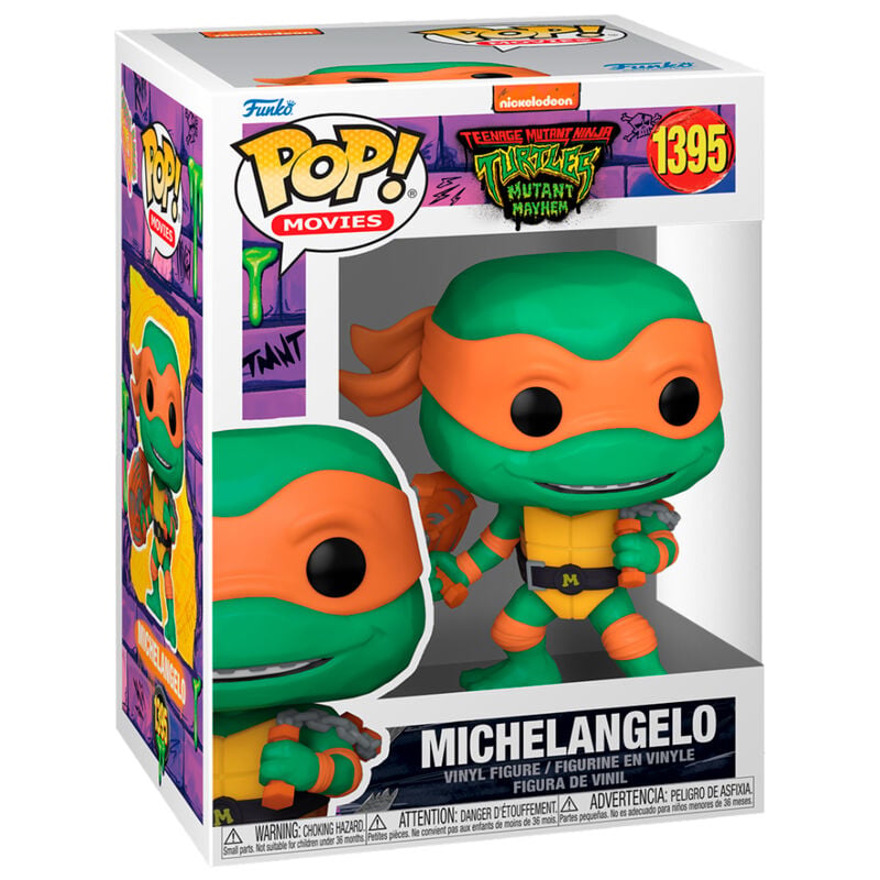Figura Funko POP! de Michelangelo de Tortugas Ninja en caja