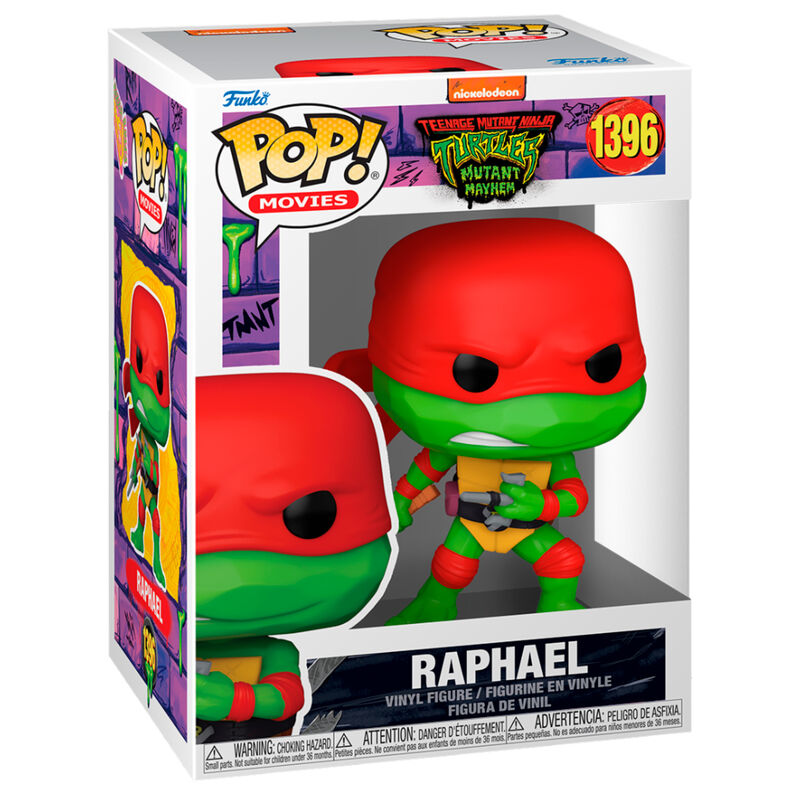 Figura Funko POP! de Raphael de Tortugas Ninja en caja