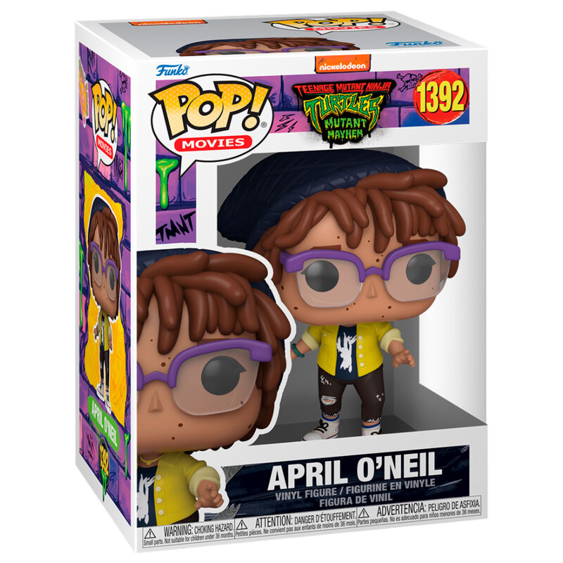 Figura Funko POP! de April O'Neil con gafas y chaqueta amarilla - 2