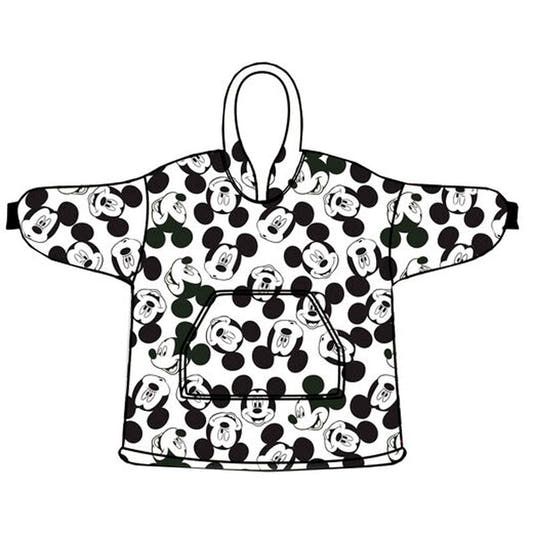 Bata sudadera oversize de Mickey Disney con capucha y bolsillo delantero