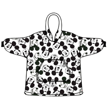 Bata sudadera oversize de Mickey Disney con capucha y bolsillo delantero