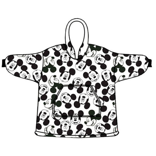 Bata sudadera oversize infantil de Mickey Disney con capucha y bolsillo delantero
