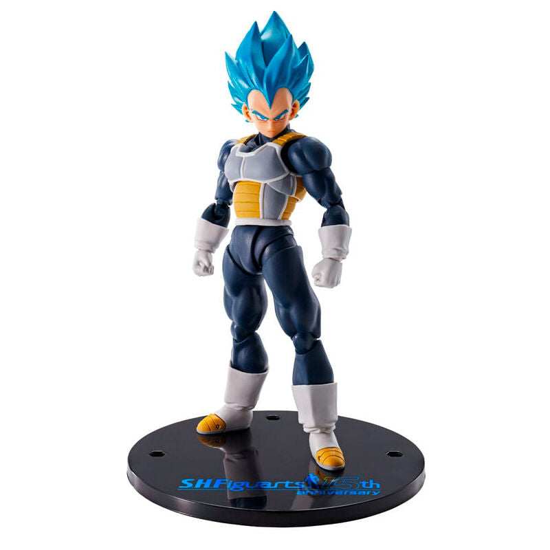 Figura articulada de Vegeta Super Saiyan Blue S.H.Figuarts de 14 cm