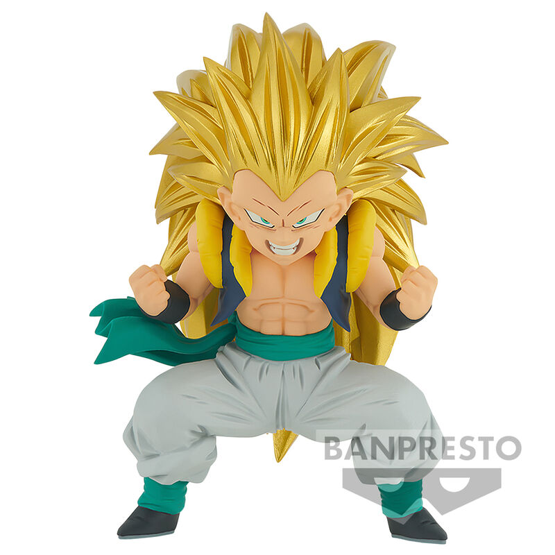 Figura de Gotenks de Dragon Ball Z en pose de combate