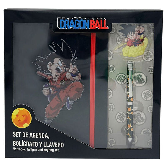 Set diario Dragon Ball con cuaderno, bolígrafo y llavero