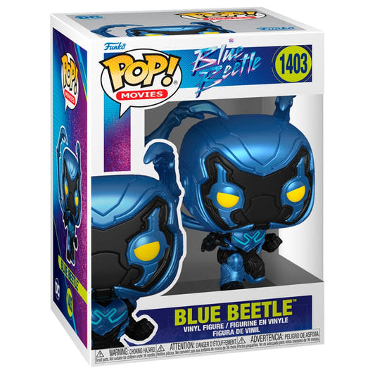 Figura Funko POP! de Blue Beetle en caja regalo