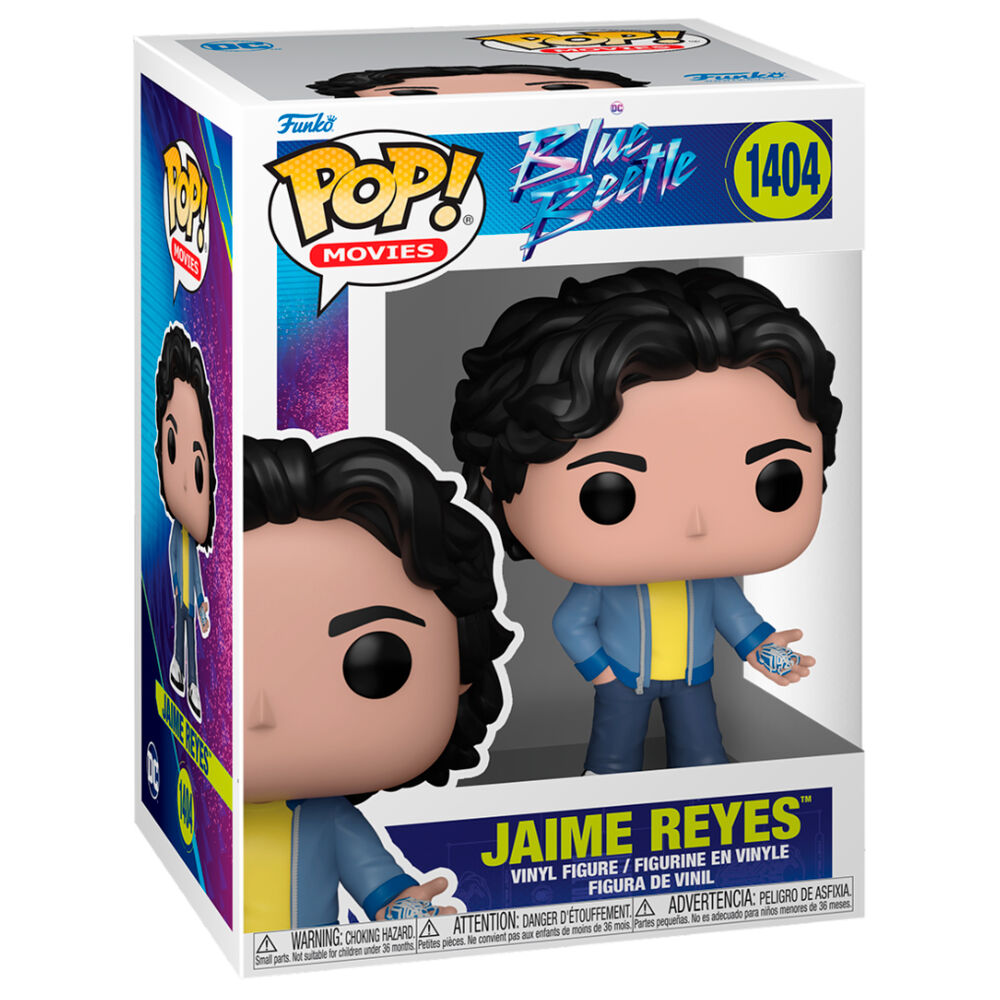 Figura Funko POP! de Jaime Reyes como Blue Beetle en caja
