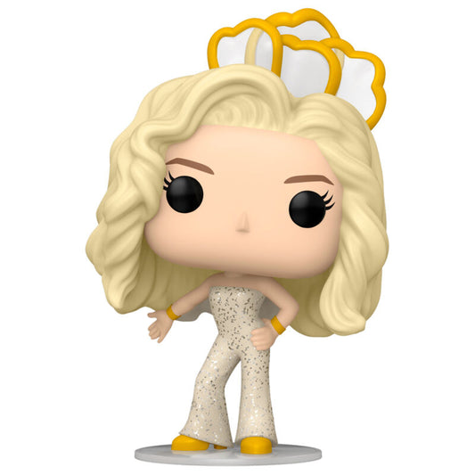 Figura Funko POP! Gold Disco Barbie con mono brillante y accesorios dorados