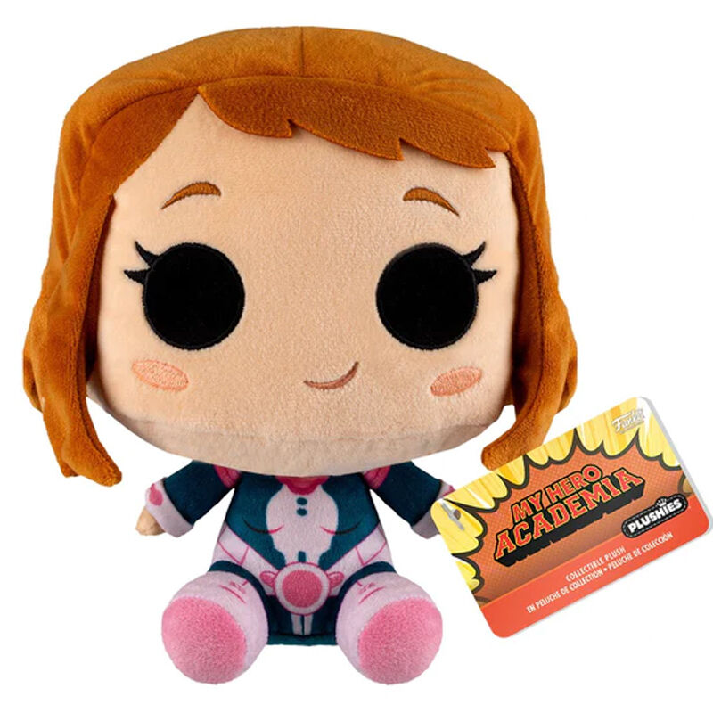 Peluche Funko de Ochaco de My Hero Academia sentado