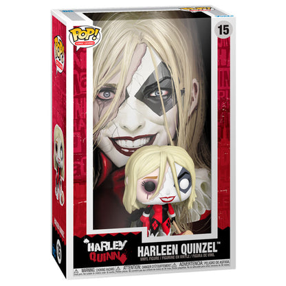 Figura Funko POP! Comic Covers de Harley Quinn Harleen Quinzel en caja