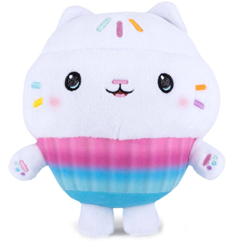 Peluche Muffin Cat de La Casa de Muñecas de Gabby en rosa y azul