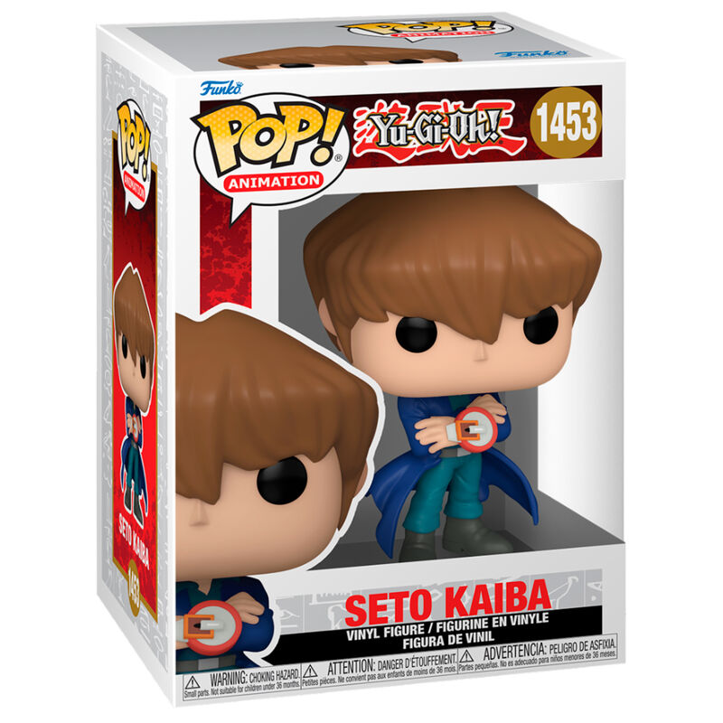 Figura Funko POP! de Seto Kaiba de Yu-Gi-Oh! en su caja