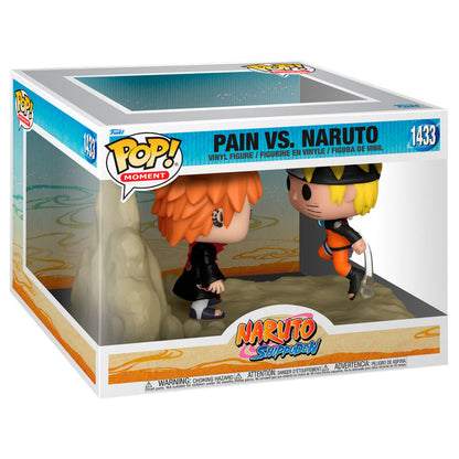 FUNKO POP! Moments Pain vs Naruto de Naruto Shippuden en caja
