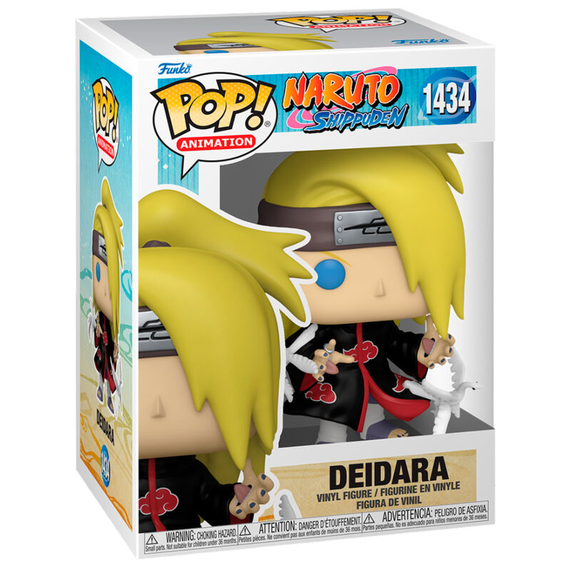 Figura Funko POP! de Deidara de Naruto Shippuden en su caja