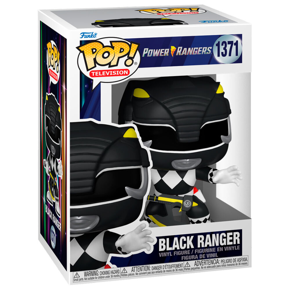 Figura Funko POP! Black Ranger de Power Rangers en caja