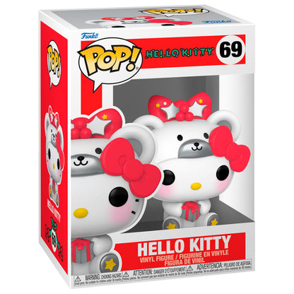 Figura Funko POP! Hello Kitty Polar Bear con lazo rojo y regalo - 2