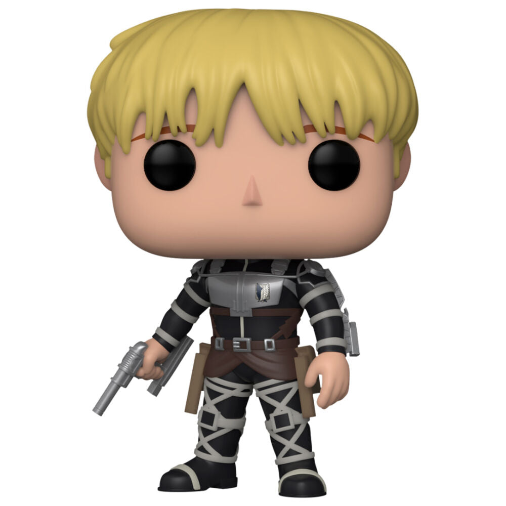 Figura Funko POP de Armin Arlelt de Attack on Titan en caja - 4