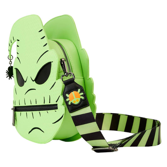 Bolso bandolera Loungefly de Oogie Boogie en verde y negro