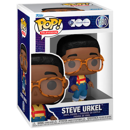 Figura Funko POP! de Steve Urkel con gafas naranjas en caja