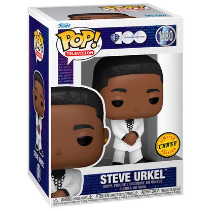 Figura Funko POP! Chase de Steve Urkel con traje blanco en su caja