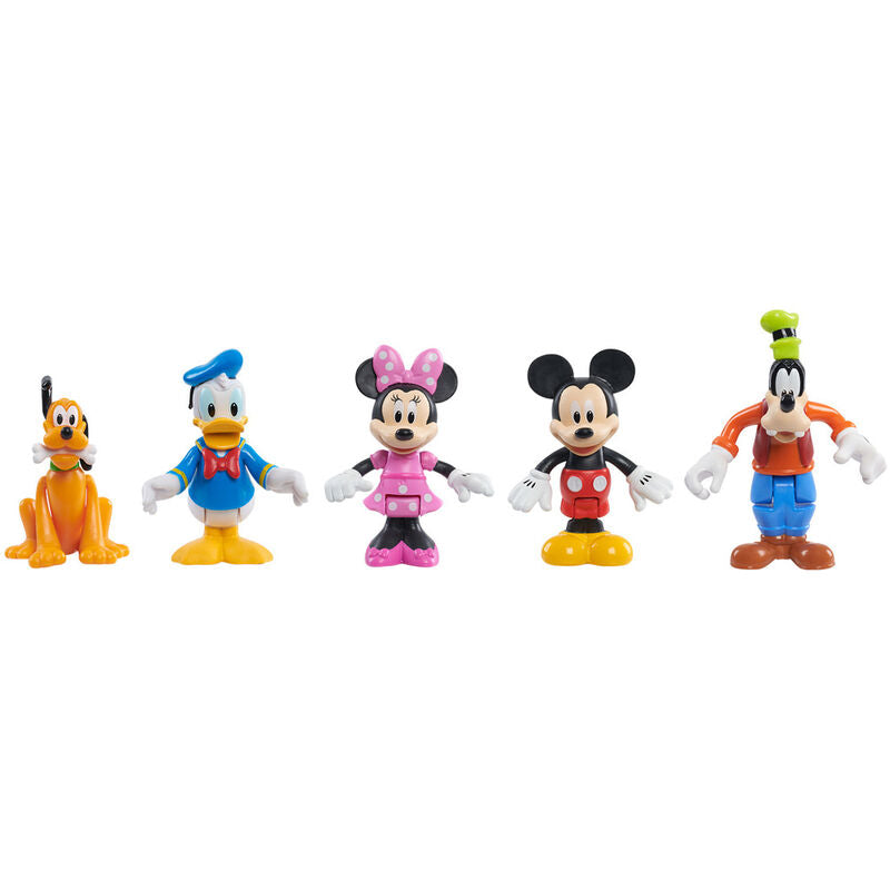 Set de figuras Disney con Mickey, Minnie, Donald, Goofy y Pluto en blister - 2