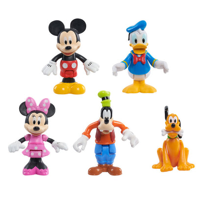 Set de figuras Disney con Mickey, Minnie, Donald, Goofy y Pluto en blister - 3