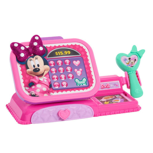 Caja registradora rosa de Minnie Mouse Disney con accesorios - 3