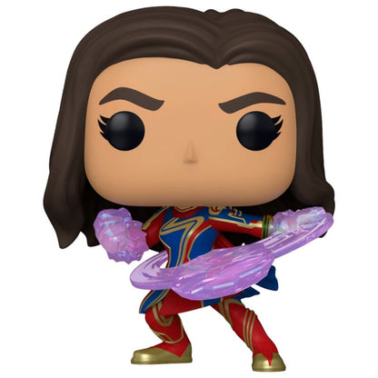 Figura Funko POP! de Ms. Marvel con efecto de energía morado