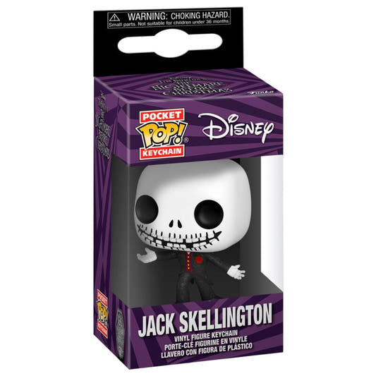 Llavero Pocket POP de Jack Skellington en caja Disney
