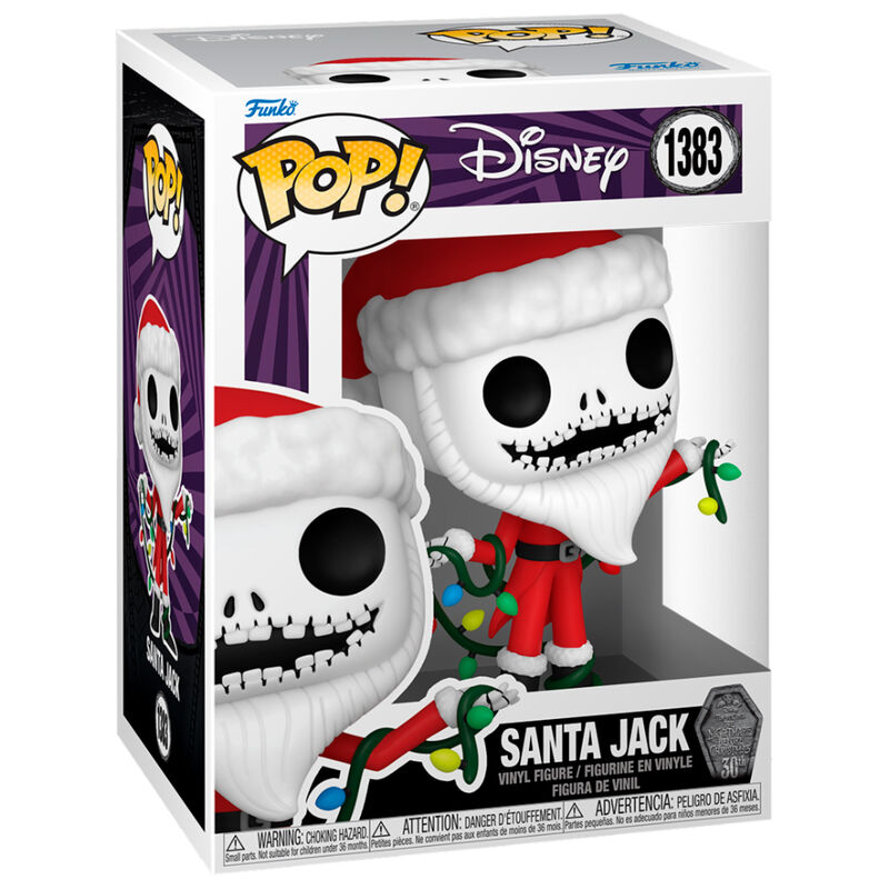 Figura Funko POP! de Santa Jack con luces navideñas - 2