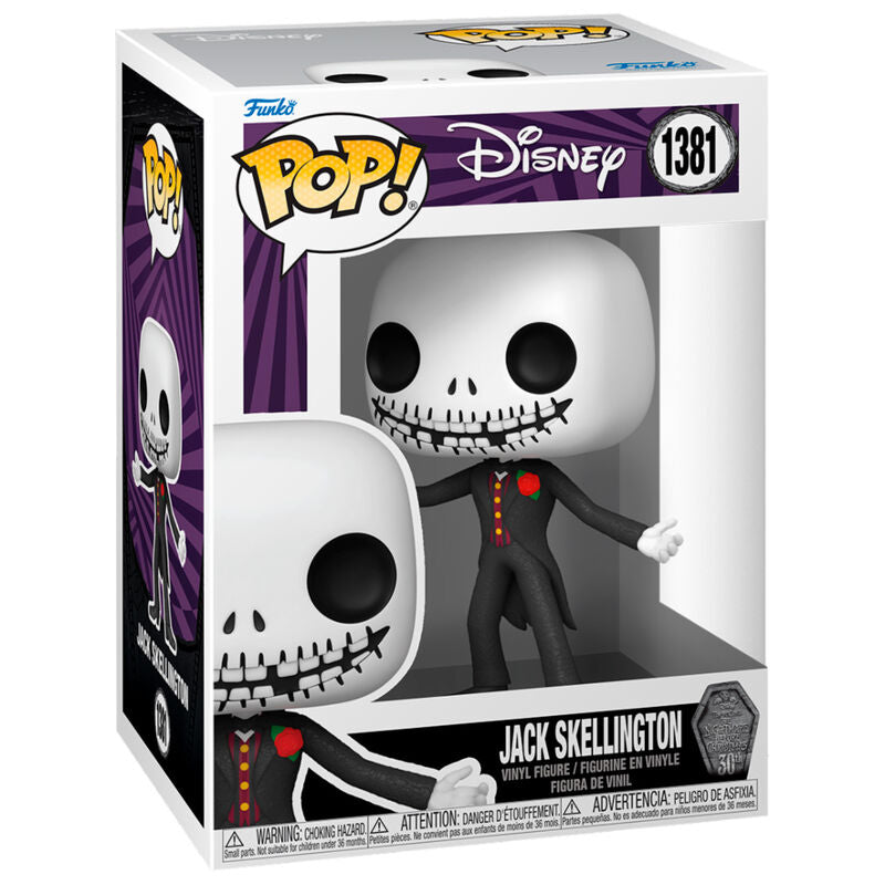 Figura Funko POP! de Jack Skellington con traje negro - 2