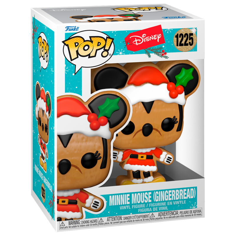 Figura Funko POP! de Minnie Mouse Gingerbread con atuendo navideño