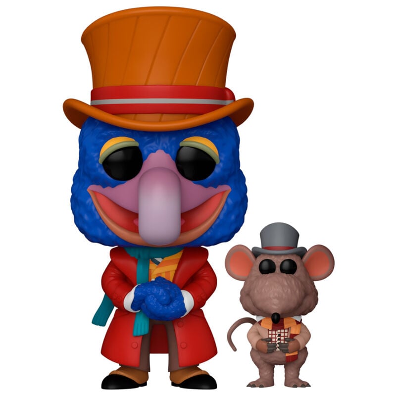 Figura Funko POP! de Charles Dickens con Rizzo en caja de The Muppet Christmas Carol - 2