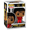Figura Funko POP Rocks de Michael Jackson con conjunto rojo en caja