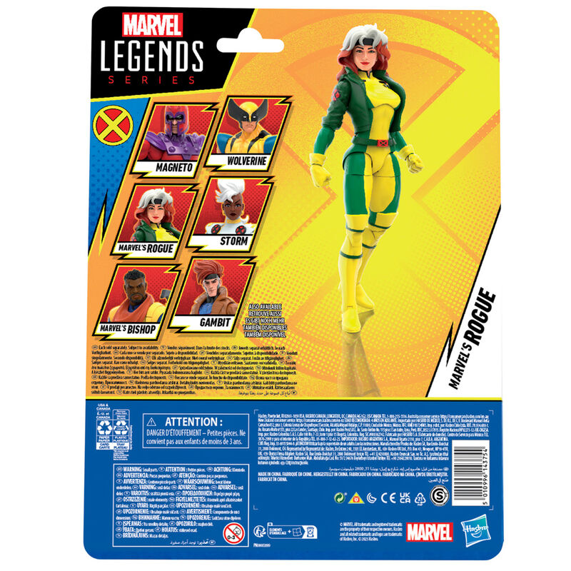 Figura articulada de Rogue de X-Men Marvel con accesorios - 6