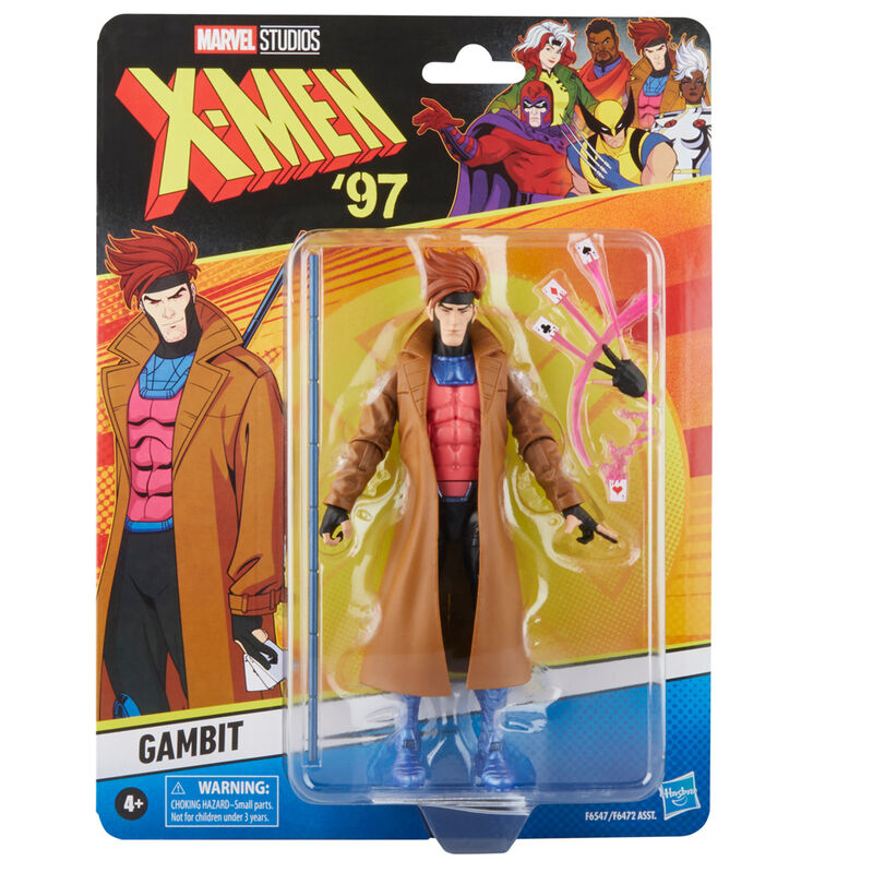 Figura articulada de Gambit de X-Men Marvel con accesorios - 2