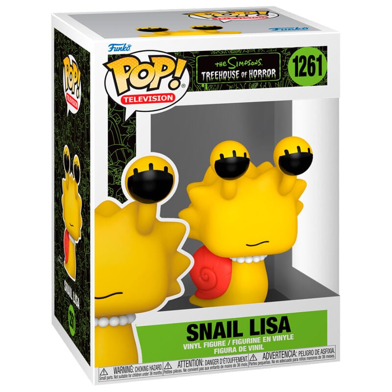 Figura Funko POP! Snail Lisa de Los Simpsons en caja