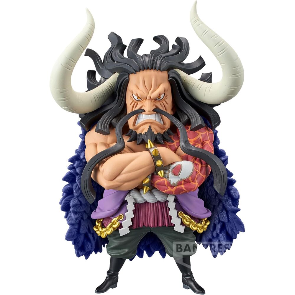 Figura de Kaido of the Beast de One Piece con cuernos y brazos cruzados - 2