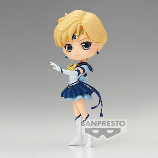 Figura Q Posket Eternal Sailor Uranus con uniforme blanco y azul - 2