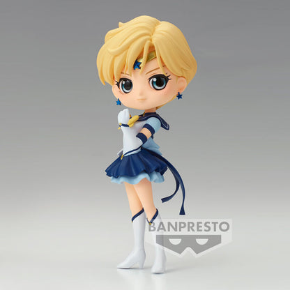 Figura Q Posket de Eternal Sailor Uranus ver. B con uniforme de marinera azul - 2