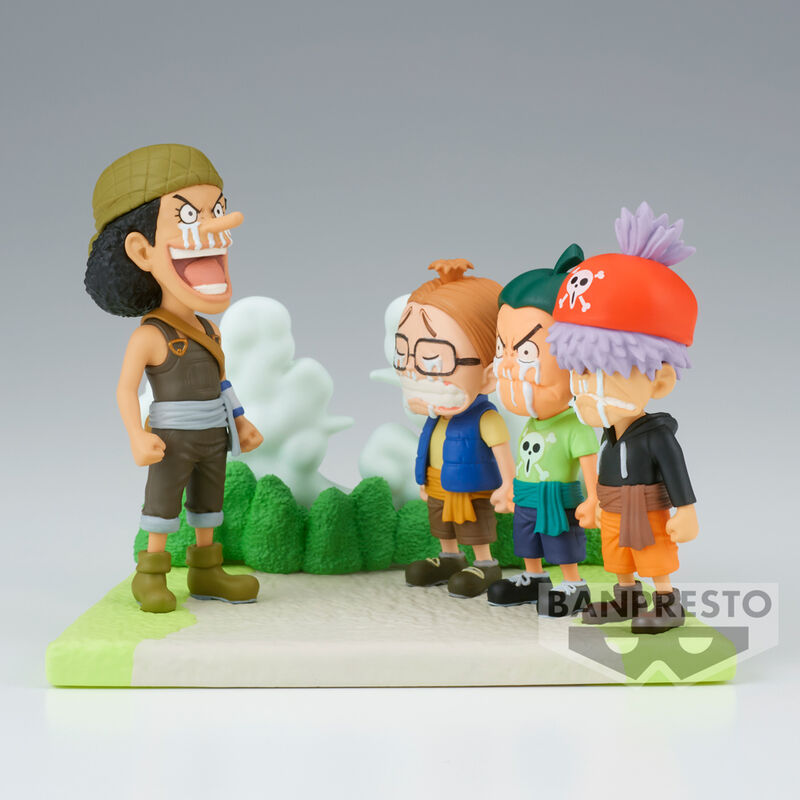 Figura de Usopp de One Piece Pirates Log Stories de Banpresto