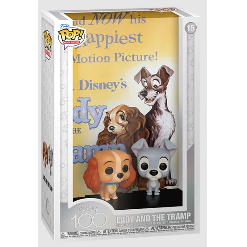 FUNKO POP Poster Disney 100 de Lady y el Vagabundo