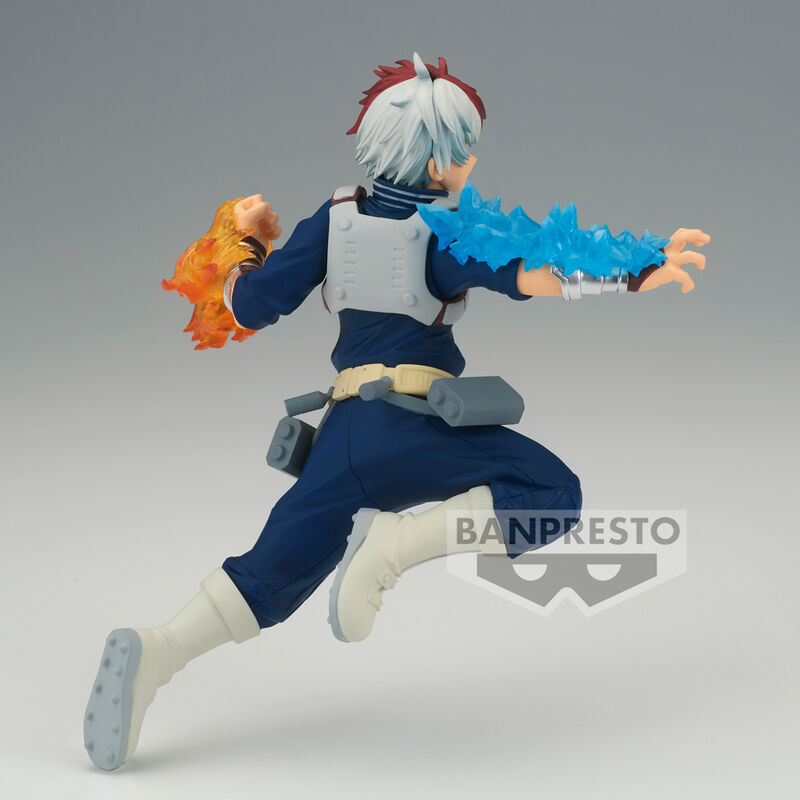 Figura de Shoto Todoroki con efectos de hielo y fuego - 2